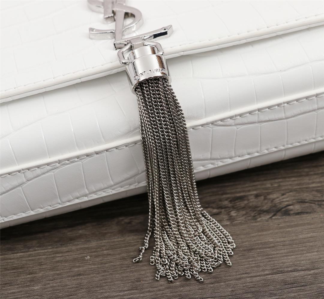 Y51 Crocodile embossed cowhide Chain bag