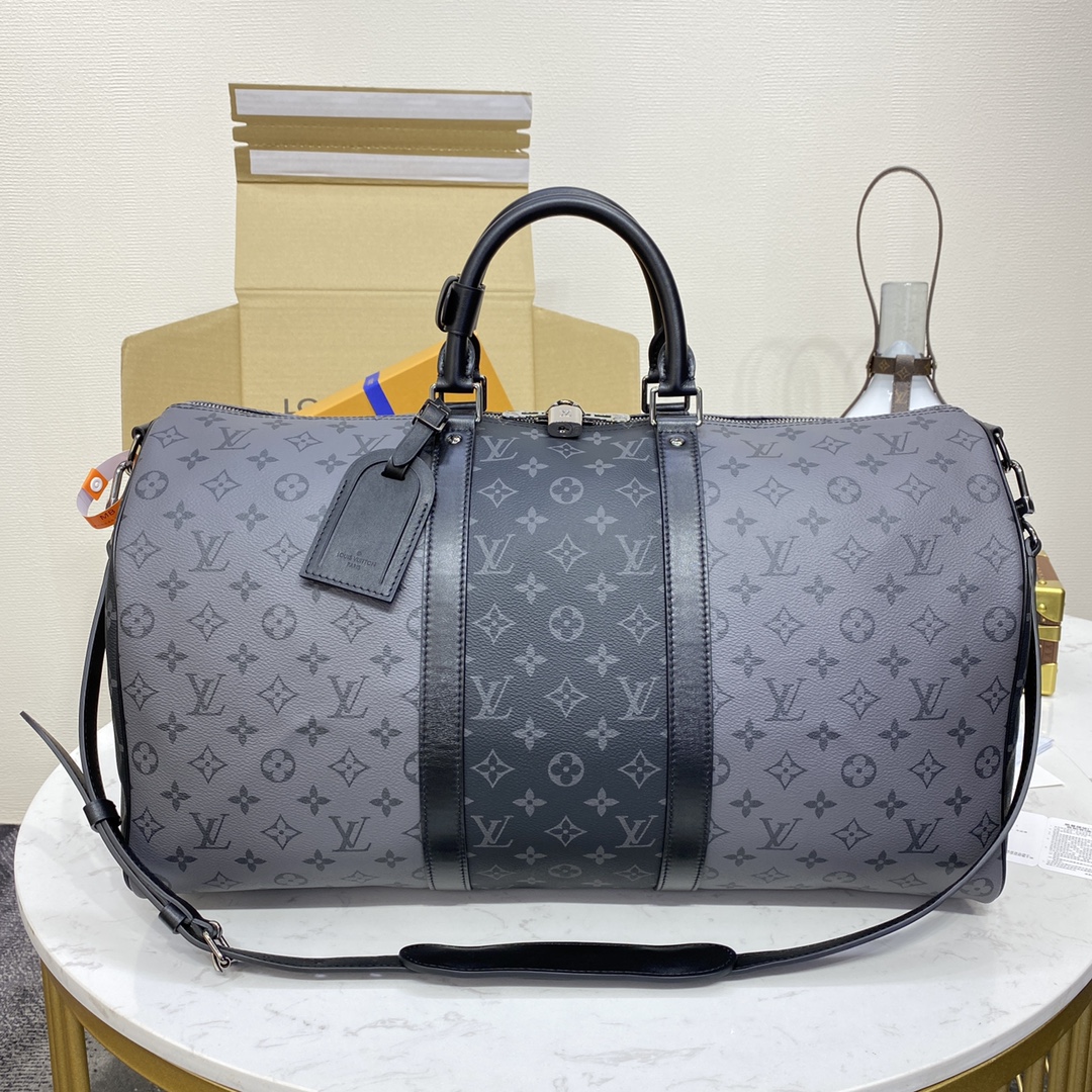 Bagsaaa LV M45392 Keepall Bandoulière 50 Gray - 50cm