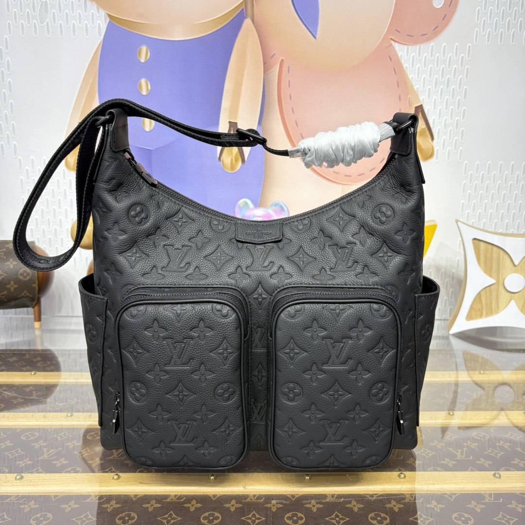 Bagsaaa LV M14778 Hobo Cargo Black - 34.5cm