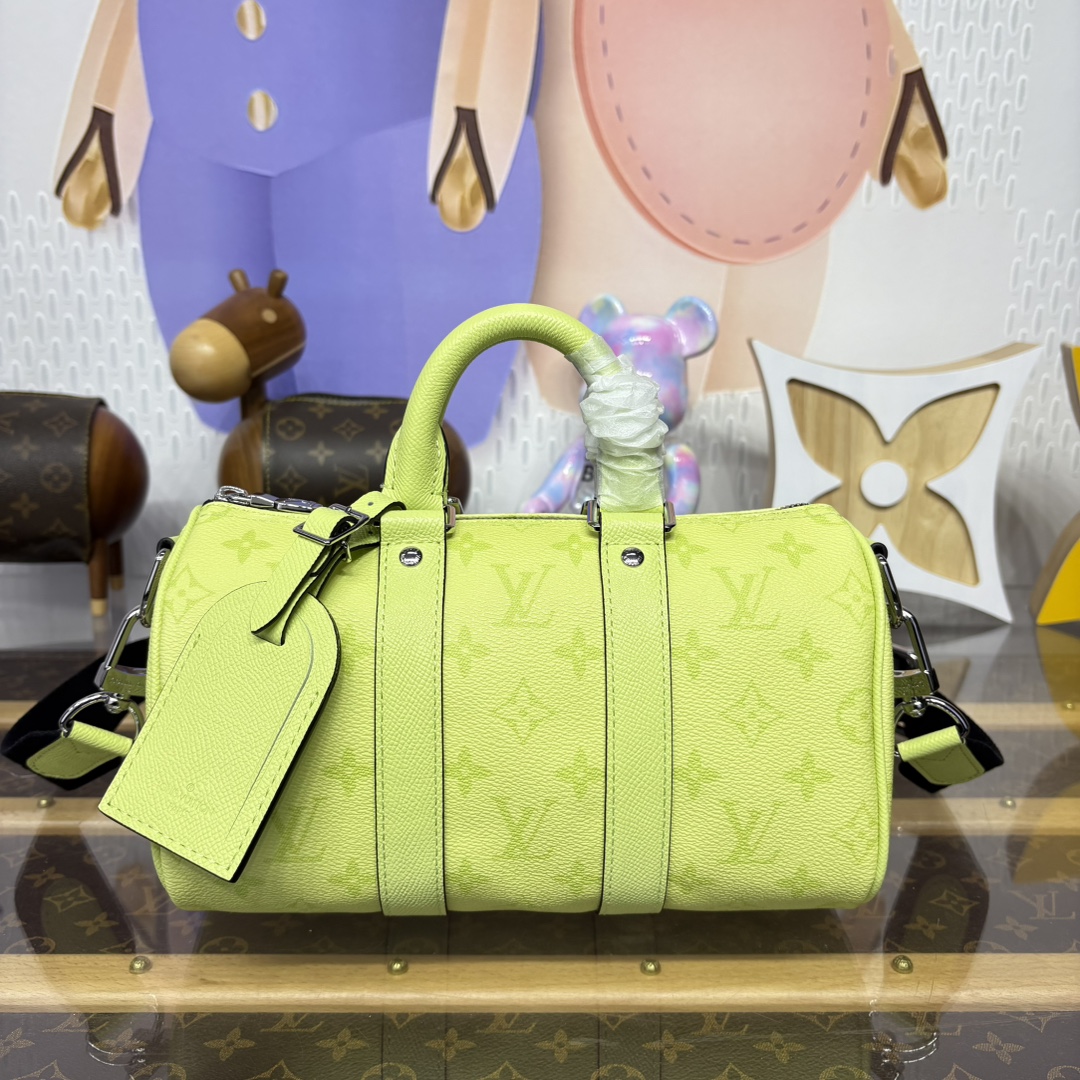Bagsaaa LV M14078 Keepall Bandoulière 25 Lemon Yellow - 25cm