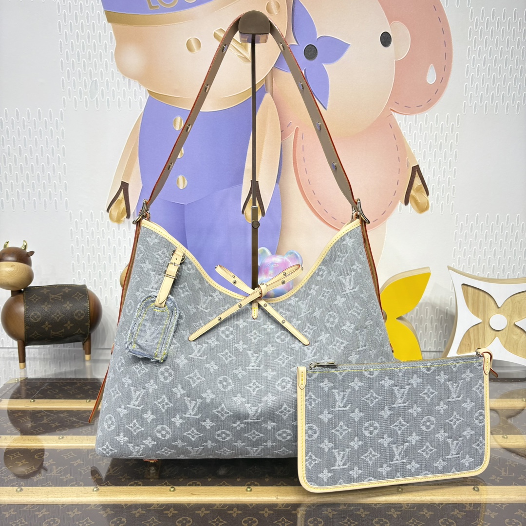 Bagsaaa LV M13289 Nautical CarryAll MM Washed Gray - 39cm