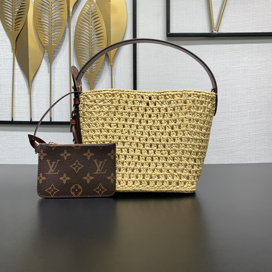 Bagsaaa LV M14217 All In BB Brown & Raffia - 18cm