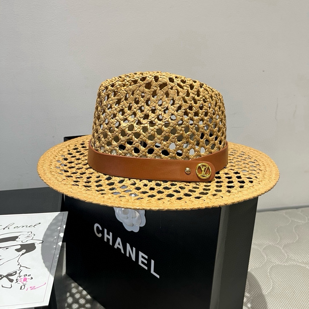 Bagsaaa LV Straw Hat