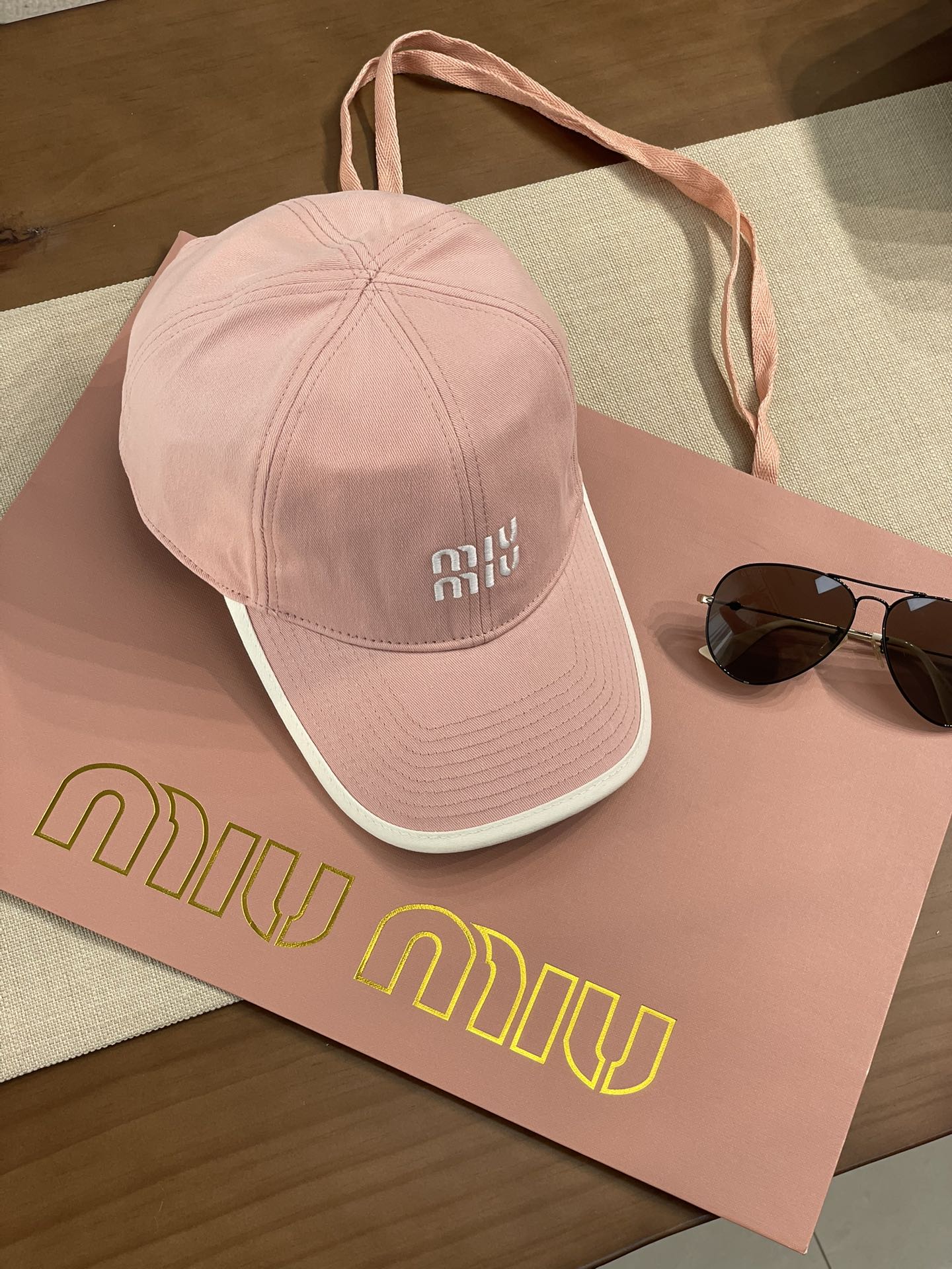 Bagsaa Miu Miu Pink Cap