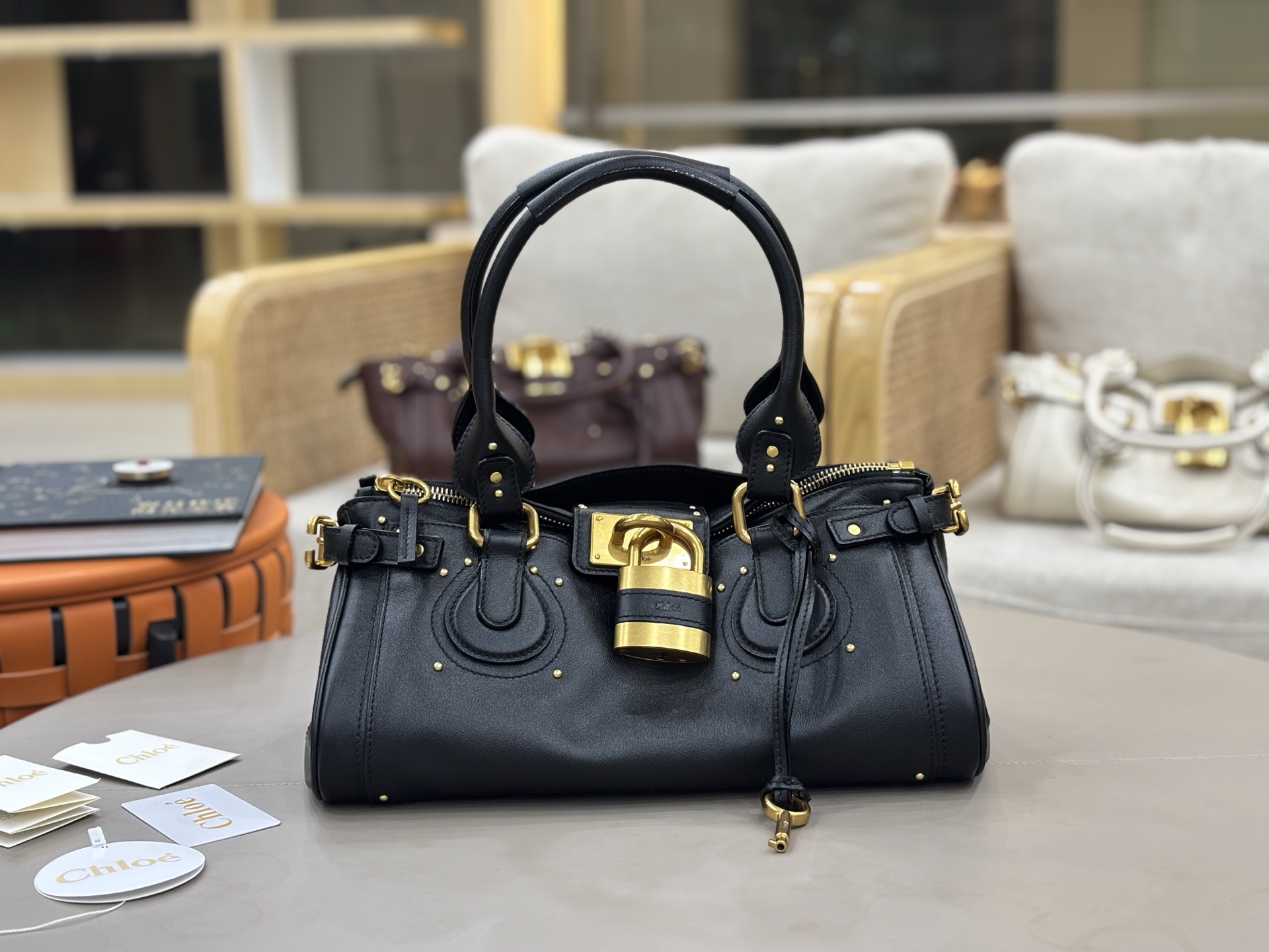 Bagsaaa Chloé Paddington bag in black - 36cm