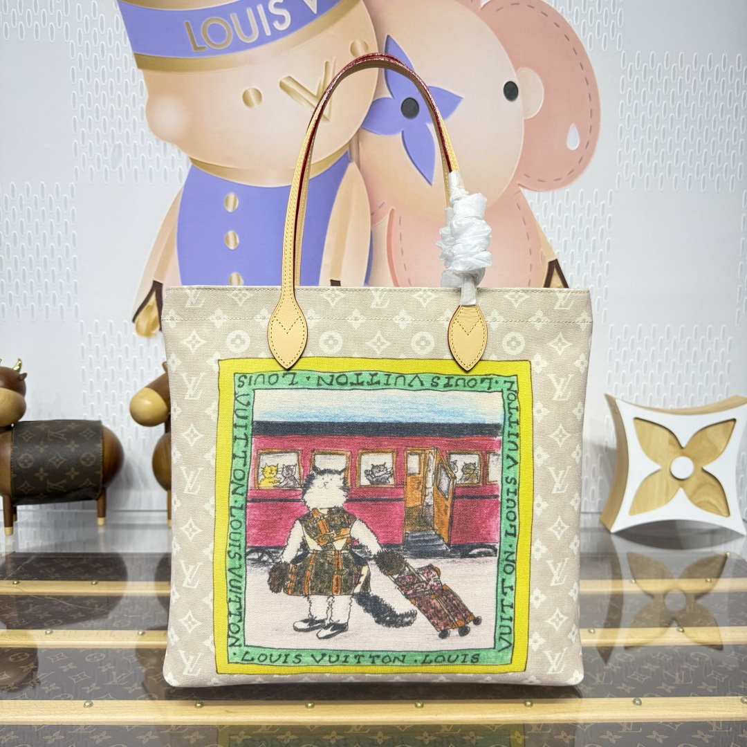 Bagsaaa LV M15128 Carry It Meowgram - 37cm